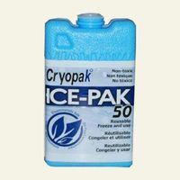 Cryopak Hard Shell Reusable Ice Pack, 3" x 5", Colors Vary (Pack of 4)