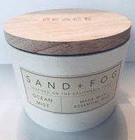 Sand + Fog Ocean Mist Double Wick Candle With Essntial Oils 12 Oz