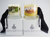 Safa Candles Scented Candles, Sandalwood & Midnight Jasmine with Soy Wax Candle for Stress Relief and Aromatherapy, Best Gift Candles - 2 Pack (Sandalwood & Midnight Jasmine)