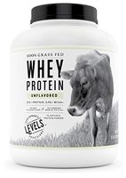 Levels 100% Grass Fed Whey Protein, No GMOs, Unflavored, 5LB