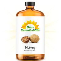 Nutmeg Essential Oil (Huge 16oz Bottle) Bulk Nutmeg Oil - 16 Ounce