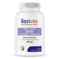 Same 200mg (60 Tablets) Premium Ingredient from Italy containing More Than 75% (SS) SAM-e, The Highest Active Level Available