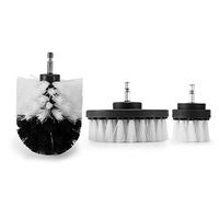 Tenrry 3 Pcs/Set Drill Brush Car Washing Detail Brush Carpet Boat Cleaning Accessories