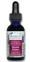 AMRITA Aromatherapy: Blissfull Balance Tri-Essence Power Blend; All Natural Herbal Extracts, Flower Essences & Essential Oils of Neroli, Lavender, Cistus & Roman Chamomile -Size: 30ML