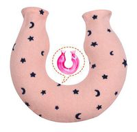 Transparent U-Shaped Hot Water Bottle,Hot Therapy for Neck, H2