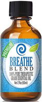 Breathe Essential Oil Blend - 100% Pure Therapeutic Grade Breathe Blend Oil - 60ml