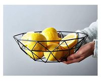 Bowl Bowls Dishware Metal fruit plate, black wrought iron net vegetable storage bowl Nordic kitchen egg basket various styles fruit and vegetable drain basket for kitchen restaurant gifts Hotel tablew
