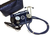 EMI Navy Sprague Rappaport Stethoscope and Deluxe Aneroid Sphygmomanometer Combination Set (#112 and #217)