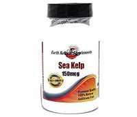 Sea Kelp 150mcg * 200 Capsules 100% Natural - by EarhNaturalSupplements