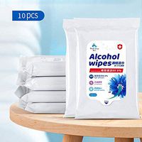 Disinfectant Wipes, (6 x10Count) 75% Alcohol Cleaning Wet Wipes, Daily Disinfecting Use for Hand Home House Travel Office Electronics School All Purpose