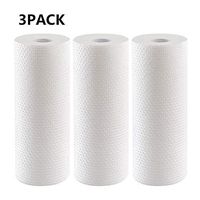 Ultra Absorbent Kitchen Paper Towels, Heavy Duty Eco Friendly Washable Reusable Household Cleaning Cloths Rolls,Non-Woven Printed Food Oil Absorbing Papers Wet Dry Usage Dish Rag(50 Sheets/3 Pack)