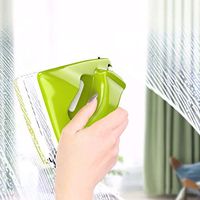 Coeffort 15-25mm Anti-Folder Hand Window Glass Cleaner Double-Sided Brush Adjustable Magnetic Intelligent Double-Sided Window Glass Wiper