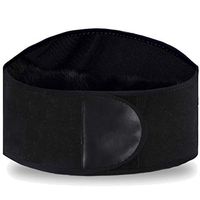 JDkilp Winter Abdomen Waist Support,Warmer Soft Cozy Premium Warm Stomach Wrap,Kidney Warmer Belt Adjustable Stomach Protector (Color : Black, Size : L)