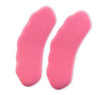 Heel Saver, Heel Grips, Anti Slip Cushion Pads, Liner Shoe Inserts Insoles, Back of Heel Protector Shoes Too Big, Next Generation Foam, German Quality by Tacco Star Heelz, 1 Pair (Pink)