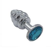 WENWING Alloy Chrome Metal Rhinestone Screw Thread Beads Amal Plug Shower Enema Beaded B'ut.t Pùg Pocket Massager Trainer Sxx Toys