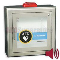 Cabinet STAINLESS Surface Mount with Strobe/Alarm & Rolled Edges - 11220-000084