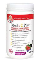 Dr. Gifford-jones Preferred Nutrition Medi-C Plus Vitamin C & L-lysine Formula Berry Flavour 600g
