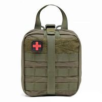GPFDM Professional Tactical MOLLE First Aid Bag,Waterproof Premium Nylon First Aid Bag for Camping Hunting Hiking Wilderness Car Home Office Sports (Bag Only),C