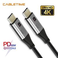 CableCreation USB C Cable 10ft, Braided USB C to USB C Fast Charging Cable (60W/ 3A), Data Sync up to 480Mbps(Space Gray), Compatible with MacBook(Pro), Galaxy S10/S9/S9+, Pixel XL 2XL, etc.6.6ft/2m