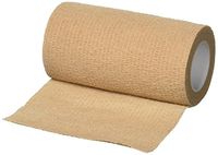 Ever Ready First Aid Self Adherent Cohesive Bandages 4" x 5 Yards - 18 Count, Tan
