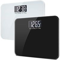 Digital Scales - Pepax Digital Body Weight Bathroom Scale with Ultra Wide Platform, Large Glass Top, Backlight Display, Precision Measurements