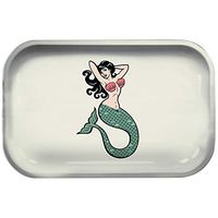Pulsar Metal Rolling Tray (Medium, Mermaid)