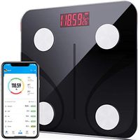 Vinselected Smart Body Fat Scale Smart BMI Bluetooth Scale Digital Bathroom Body Composition Analyzer Professional Wireless Weight Scale with Smartphone App 396 lbs/180kg