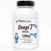 Omega 3 Fish Oil 1200mg (Emulsified Dry) // 100 Capsules // Pure // by PureControl Supplements