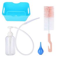 Duevin Ear Wax Remover Washer Bottle + Basin + Bulb Syringe + Brush Ear Cleaning Set