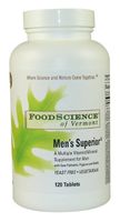 Food Science Of Vermont Men's Superior Multi-Vitamin Tablets, 120 Count