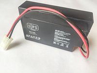SPS Brand 12V 0.8Ah Replacement Battery for Yuasa NPO.8-12 with Plug Terminal