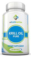 100% Pure Krill Oil Cold Vacuum Extracted Antarctic Omega 3 Krill Oil Providing a Powerful Dose of DHA and EPA Plus Super-nutrients by A Plus Nutra