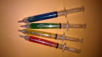 36 Syringe Novelty Pens