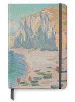 Claude Monet Art UV Printed on PU Leather A5 Bullet Dotted Journal Notebook