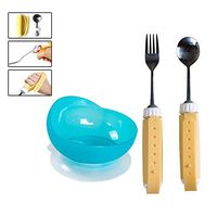 YxnGu Anti-Vibration Anti-Shake Spoon for Patients with Parkinson's Disease - self-Stable Tableware Kit for Elderly & Hand Tremor Patient