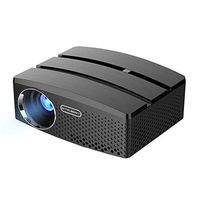 LEJIADA GP80UP LED Android Video Projector Support WIFI HDMI USB SD VGA AV TV Mini Projector LCD 1200 Lumens for Laptop Smartphone Home Theater Movie Video Games, Black