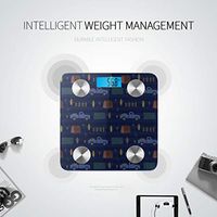 Bluetooth Weight Scale Kg Cartoon Cute Farm Transportation Truck Weighing Scales Body Fat Composition Monitor Analyzer with Smartphone App for Body Management-396 Lbs