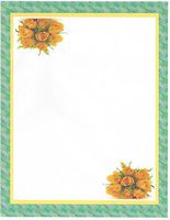 Yellow Rose Stationery Printer Paper 26 Sheets