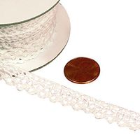 White Lace Trims 10 Yards | Width: 3/8"