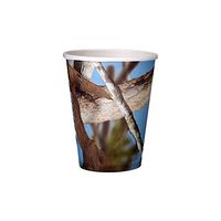 Light Blue Camo Party Cups (Next Vista Camo, Hot/Cold, 12 oz., Paper, 8 Pack) Light Blue Camo Party Collection by Havercamp