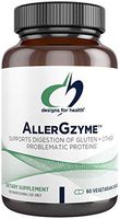 Designs for Health AllerGzyme - Gluten + Dairy Digestive Enzymes with Protease + Bromelain (60 Capsules)