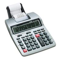 Casio Printing Calculator - 12 Character(s) - Power Adapter, Battery Powered