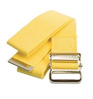 Medline MDT821203YL Washable Cotton Fall Management Gait Belt, 2" x 72", Yellow