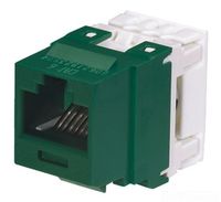 Panduit NK688MGR Category-6 8-Wire Jack Module, Green, 4-Pair