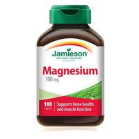Jamieson Magnesium 100 mg, 100 Tablets