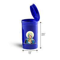Mother Mary With Jesus Christ First Aid Case Pill Container ID 4477B