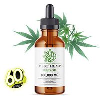 Worlds Best Hemp Seed Oil (2OZ / 60 ML) - 100,000MG Premium Formula for Pain Relief, Anxiety, Depression & Stress. Anti-Inflammatory Omega 3/6 – Organic 60 Servings of 1,667 mg per Bottle (100,000MG)