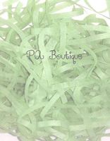 Pastel Mint Green Gift Basket Shred Shredded Tissue Paper Filler Bedding (6 oz Bag)