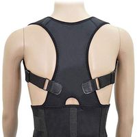 ZHXHX Humpback Corrective Waistband Neoprene Protective Gear Men's Back Correction Belt S