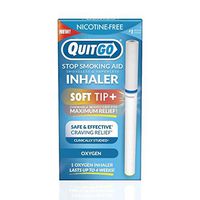 Quit Smoking Aid Oxygen Inhaler + Soft Tip Chewable Filter to Help Curb Cravings, Nicotine Free Non-Addictive Stop Smoking Support & Oral Fixation Relief (1 Pack, Oxygen)